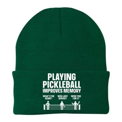 Pickleball Art For Women Paddle Sport Pickleball Lover Knit Cap Winter Beanie