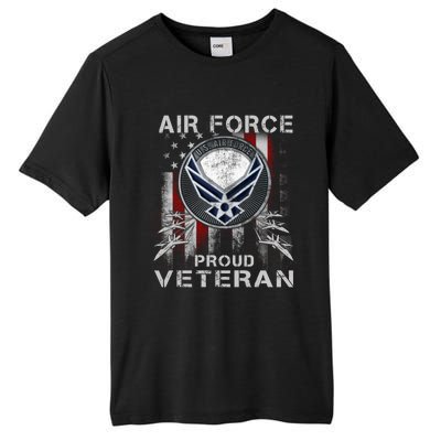 Proud Air Force Veteran Military Meaningful Gift Veteran Day 2019 Great Gift Tall Fusion ChromaSoft Performance T-Shirt