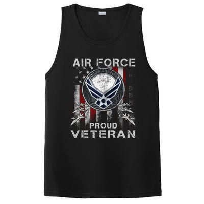 Proud Air Force Veteran Military Meaningful Gift Veteran Day 2019 Great Gift PosiCharge Competitor Tank