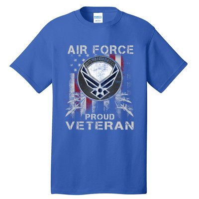 Proud Air Force Veteran Military Meaningful Gift Veteran Day 2019 Great Gift Tall T-Shirt