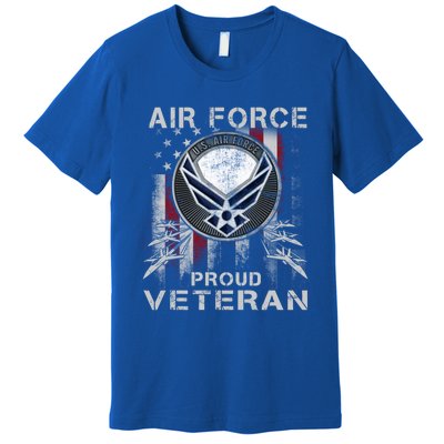 Proud Air Force Veteran Military Meaningful Gift Veteran Day 2019 Great Gift Premium T-Shirt