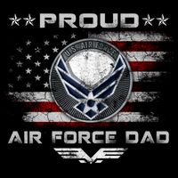 Proud Air Force Dad Military Veteran Pride Us Flag Cute Gift City Backpack
