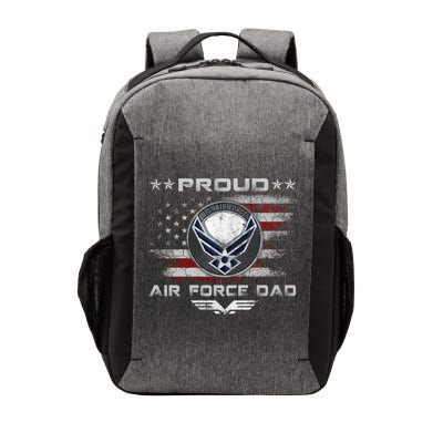 Proud Air Force Dad Military Veteran Pride Us Flag Cute Gift Vector Backpack