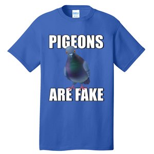 Pigeons Are Fake Liars Birds Are Not Real Spies Gift Tall T-Shirt