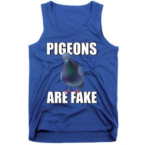 Pigeons Are Fake Liars Birds Are Not Real Spies Gift Tank Top