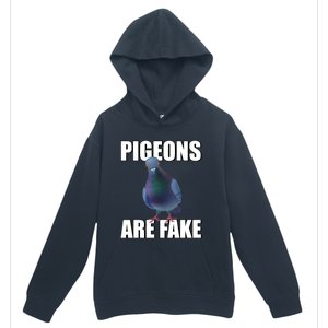 Pigeons Are Fake Liars Birds Are Not Real Spies Gift Urban Pullover Hoodie