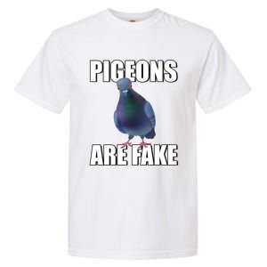 Pigeons Are Fake Liars Birds Are Not Real Spies Gift Garment-Dyed Heavyweight T-Shirt