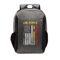 Proud Air Force Vietnam Veteran American Flag Gift Vector Backpack