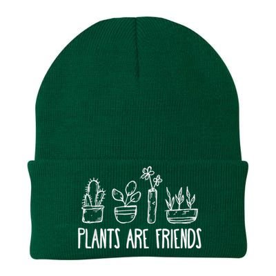 Plants Are Friends Knit Cap Winter Beanie