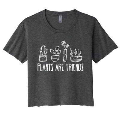 Plants Are Friends Women's Crop Top Tee