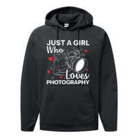 Photography Art For Women Photographer Camera Lovers Performance Fleece Hoodie