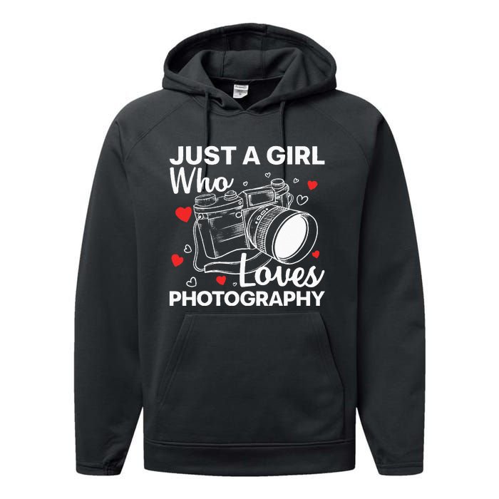 Photography Art For Women Photographer Camera Lovers Performance Fleece Hoodie