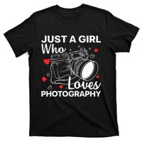 Photography Art For Women Photographer Camera Lovers T-Shirt