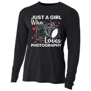 Photography Art For Women Photographer Camera Lovers Cooling Performance Long Sleeve Crew