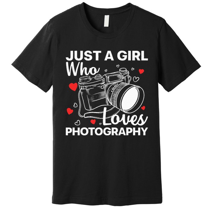 Photography Art For Women Photographer Camera Lovers Premium T-Shirt