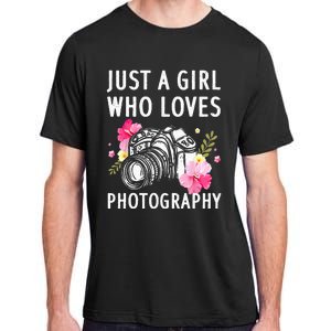 Photography Art For Women Photographer Camera Lovers Adult ChromaSoft Performance T-Shirt