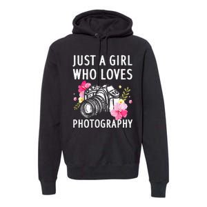 Photography Art For Women Photographer Camera Lovers Premium Hoodie