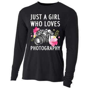 Photography Art For Women Photographer Camera Lovers Cooling Performance Long Sleeve Crew