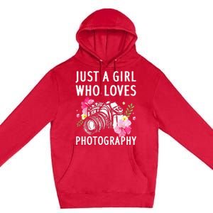 Photography Art For Women Photographer Camera Lovers Premium Pullover Hoodie