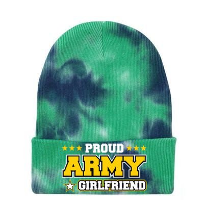 Proud Army Friend Gift Us Military Friend Family Tie Dye 12in Knit Beanie