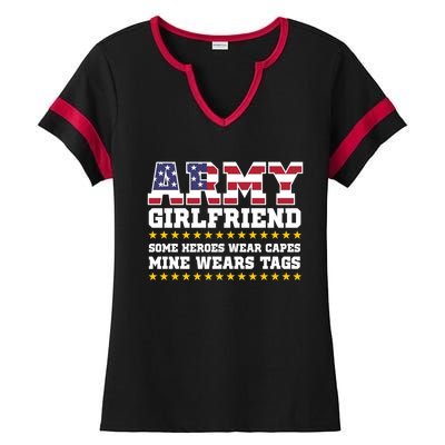 Proud Army Friend Funny Gift Military Friend Hoody Hero Ladies Halftime Notch Neck Tee