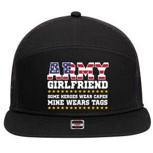 Proud Army Friend Funny Gift Military Friend Hoody Hero 7 Panel Mesh Trucker Snapback Hat