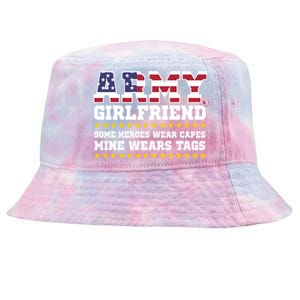 Proud Army Friend Funny Gift Military Friend Hoody Hero Tie-Dyed Bucket Hat