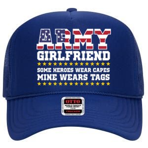 Proud Army Friend Funny Gift Military Friend Hoody Hero High Crown Mesh Back Trucker Hat