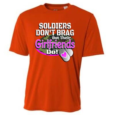 Proud Army Friend Gift Soldiers Don't Brag Military Cooling Performance Crew T-Shirt