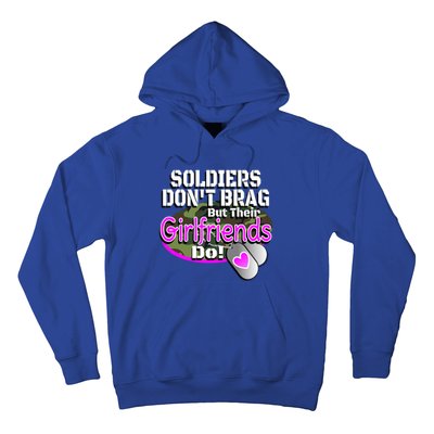 Proud Army Friend Gift Soldiers Don't Brag Military Hoodie