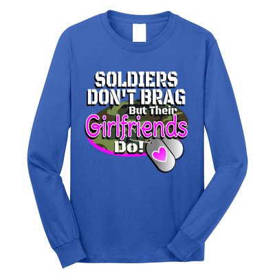 Proud Army Friend Gift Soldiers Don't Brag Military Long Sleeve Shirt