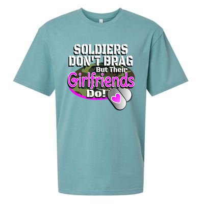 Proud Army Friend Gift Soldiers Don't Brag Military Sueded Cloud Jersey T-Shirt