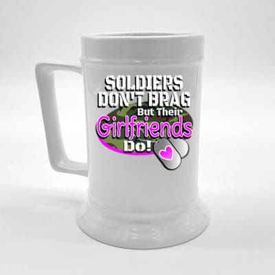 Proud Army Friend Gift Soldiers Don't Brag Military Beer Stein