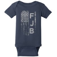 Pro America Flag Fuck Biden FJB Baby Bodysuit