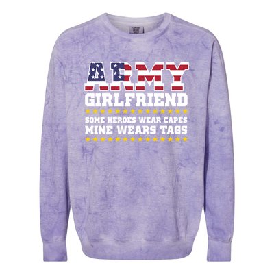 Proud Army Friend Cute Gift Military Friend Hoody Hero Colorblast Crewneck Sweatshirt