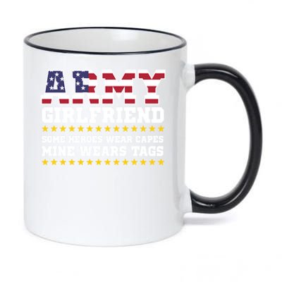 Proud Army Friend Cute Gift Military Friend Hoody Hero 11oz Black Color Changing Mug