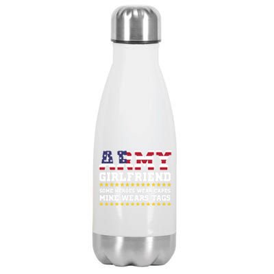 Proud Army Friend Cute Gift Military Friend Hoody Hero Stainless Steel Insulated Water Bottle