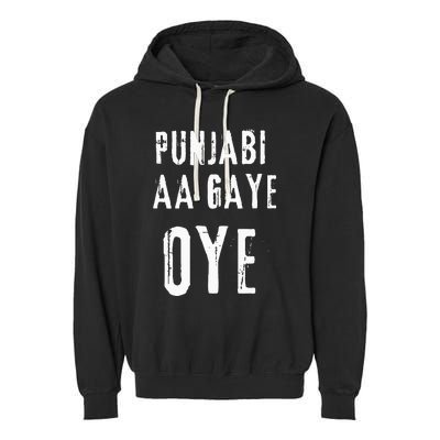 Punjabi Aa Gaye Oye Tonight Diljit Dosanjh Garment-Dyed Fleece Hoodie