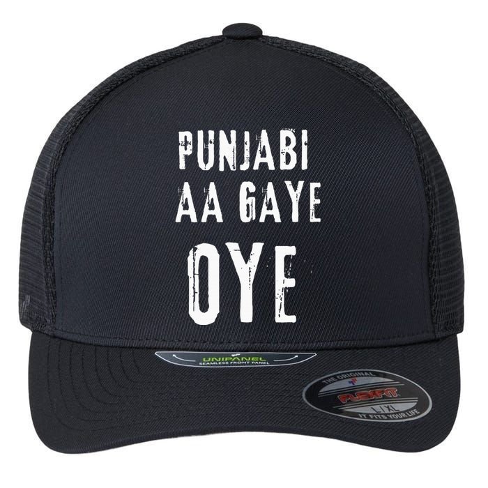 Punjabi Aa Gaye Oye Tonight Diljit Dosanjh Flexfit Unipanel Trucker Cap