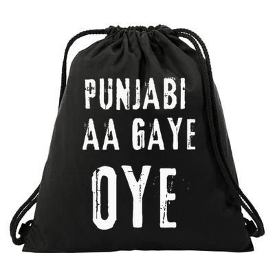 Punjabi Aa Gaye Oye Tonight Diljit Dosanjh Drawstring Bag