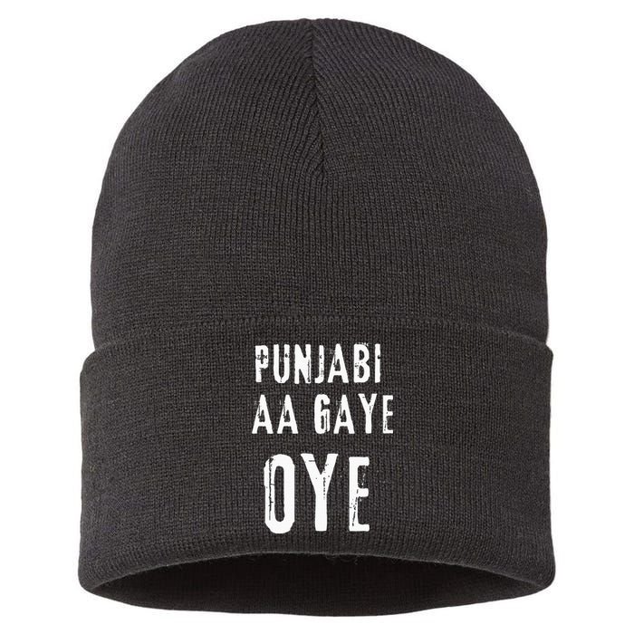 Punjabi Aa Gaye Oye Tonight Diljit Dosanjh Sustainable Knit Beanie