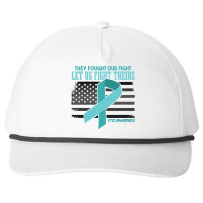 Ptsd Awareness Gift Snapback Five-Panel Rope Hat