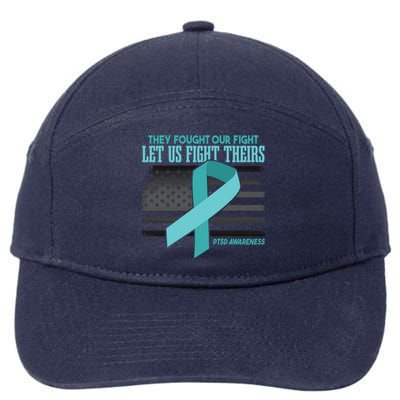 Ptsd Awareness Gift 7-Panel Snapback Hat