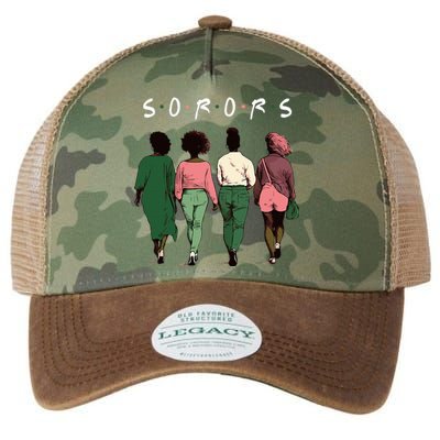 Pink And Green Aka Sorors Legacy Tie Dye Trucker Hat