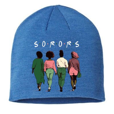 Pink And Green Aka Sorors Sustainable Beanie