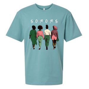 Pink And Green Aka Sorors Sueded Cloud Jersey T-Shirt