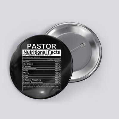 Pastor Appreciation Gift Cool Preacher Button