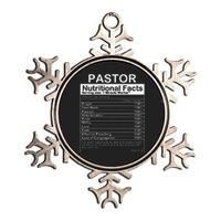 Pastor Appreciation Gift Cool Preacher Metallic Star Ornament