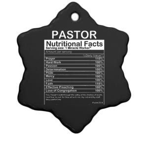 Pastor Appreciation Gift Cool Preacher Ceramic Star Ornament