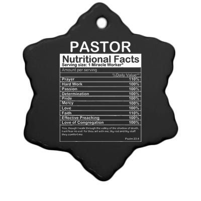 Pastor Appreciation Gift Cool Preacher Ceramic Star Ornament